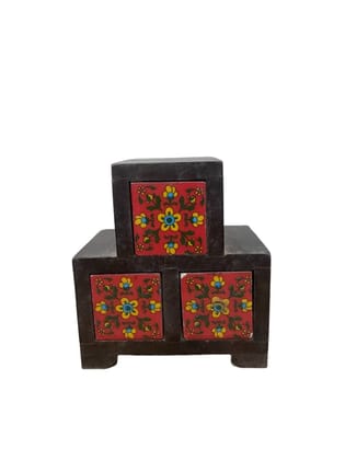 Woodz Art of Overseas Beautiful Painted Chest of Drawer, Home Decors Handicraft Sideboard, Living Room Decors Desk Woodz Art of Overseas Beautiful Painted Chest of Drawer, Home Decors Handicraft Sideboard, Living Room Decors Desk