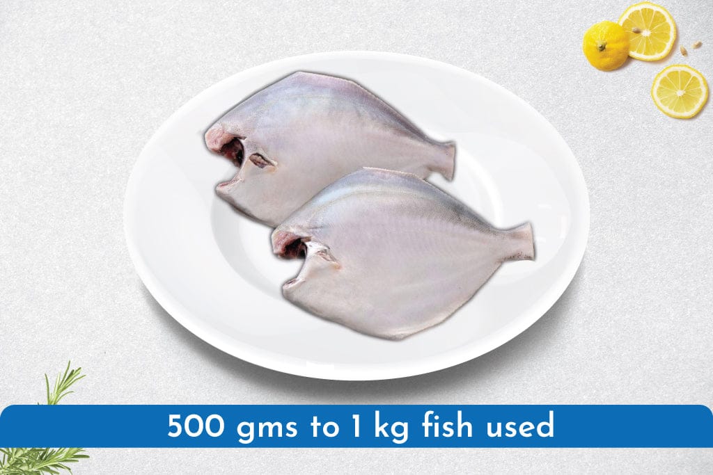 Pomfret Jumbo whole clean