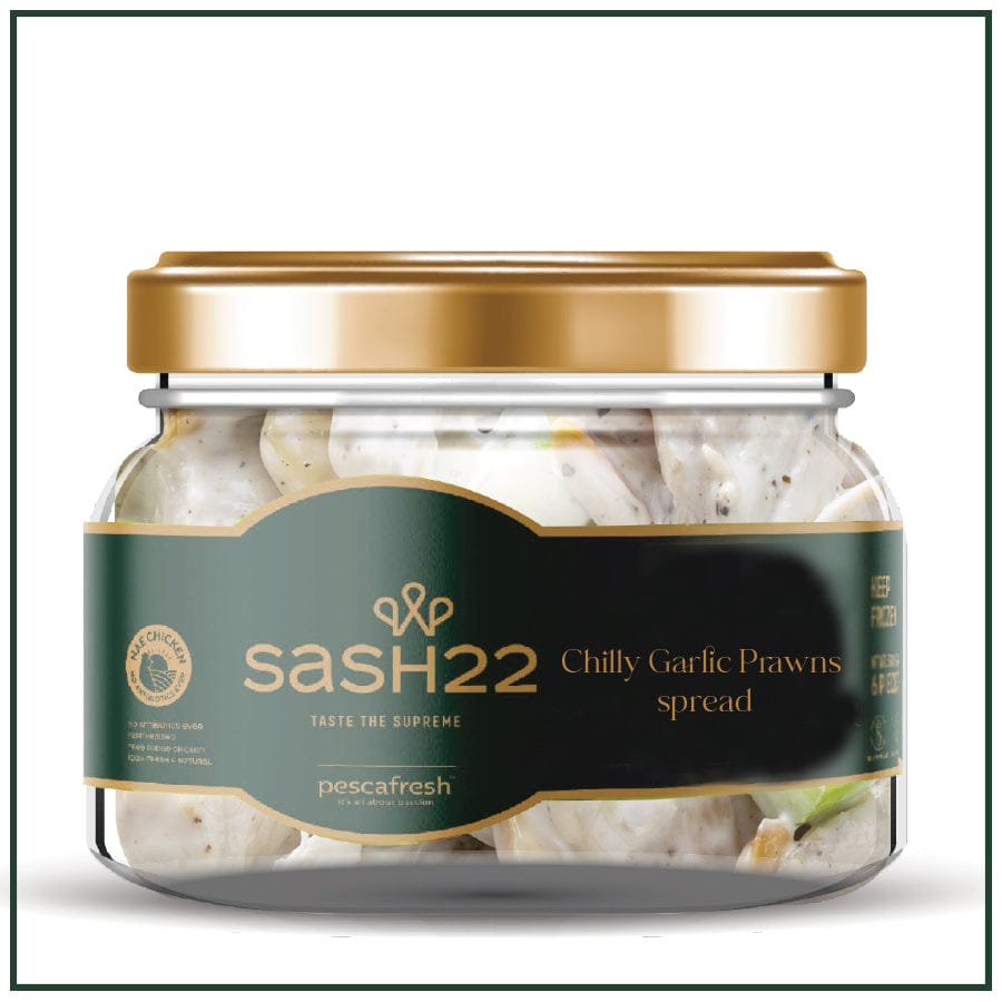 Chilly Garlic Prawns Spread