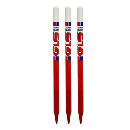 GLS Super Solider Multicolor Heavy Cricket Wooden Set with BAILS (Pack of 3 PCS with 2 BAILS) (Natural) GLS Super Solider Multicolor Heavy Cricket Wooden Set with BAILS (Pack of 3 PCS with 2 BAILS) (Natural)