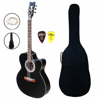 Piybha Store Acoustic Guitar ( Med Black) Piybha Store Acoustic Guitar ( Med Black)