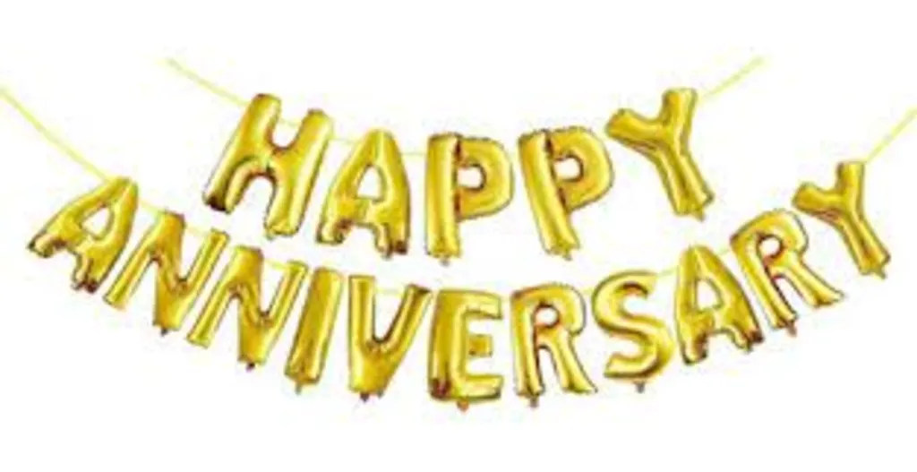 Happy Anniversary Foil Balloon