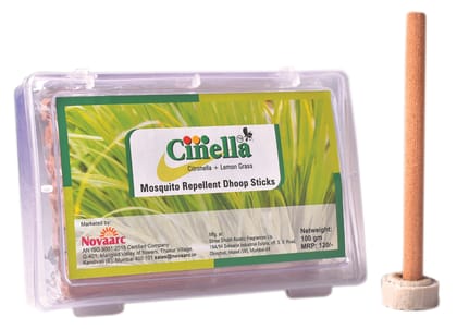 Cinella Herbal Mosquito Repellent Dhoop Sticks For Indoor & Outdoor