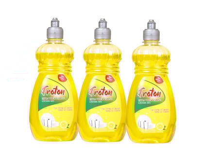 Froton Dishwash Liquid yellow Lemon 500ml Pack of 3