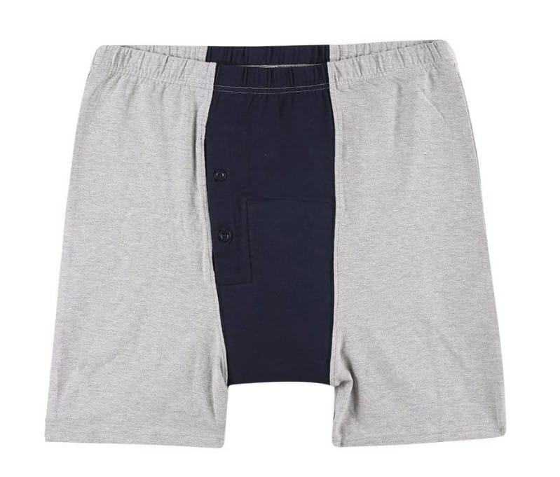 Men's Incontinence Underwear- Bladder Control Briefs Washable Urinary Underwear for Men I Cotton Incontinence Briefs with Front Absorption Area I Incontinence Boxer Briefs