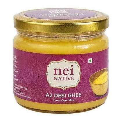 NeiNative A2 Ghee Bilona Method Ghee- A2 Cow Desi Ghee - A2 Cow Ghee Pure Cultured Desi Cow Ghee- Pure Ghee-Glass Bottle Bilona Ghee - Better Digestion and Immunity - Everyday Ghee (250ML) NeiNative A2 Ghee Bilona Method Ghee- A2 Cow Desi Ghee - A2 Cow Ghee Pure Cultured Desi Cow Ghee- Pure Ghee-Glass Bottle Bilona Ghee - Better Digestion and Immunity - Everyday Ghee (250ML)