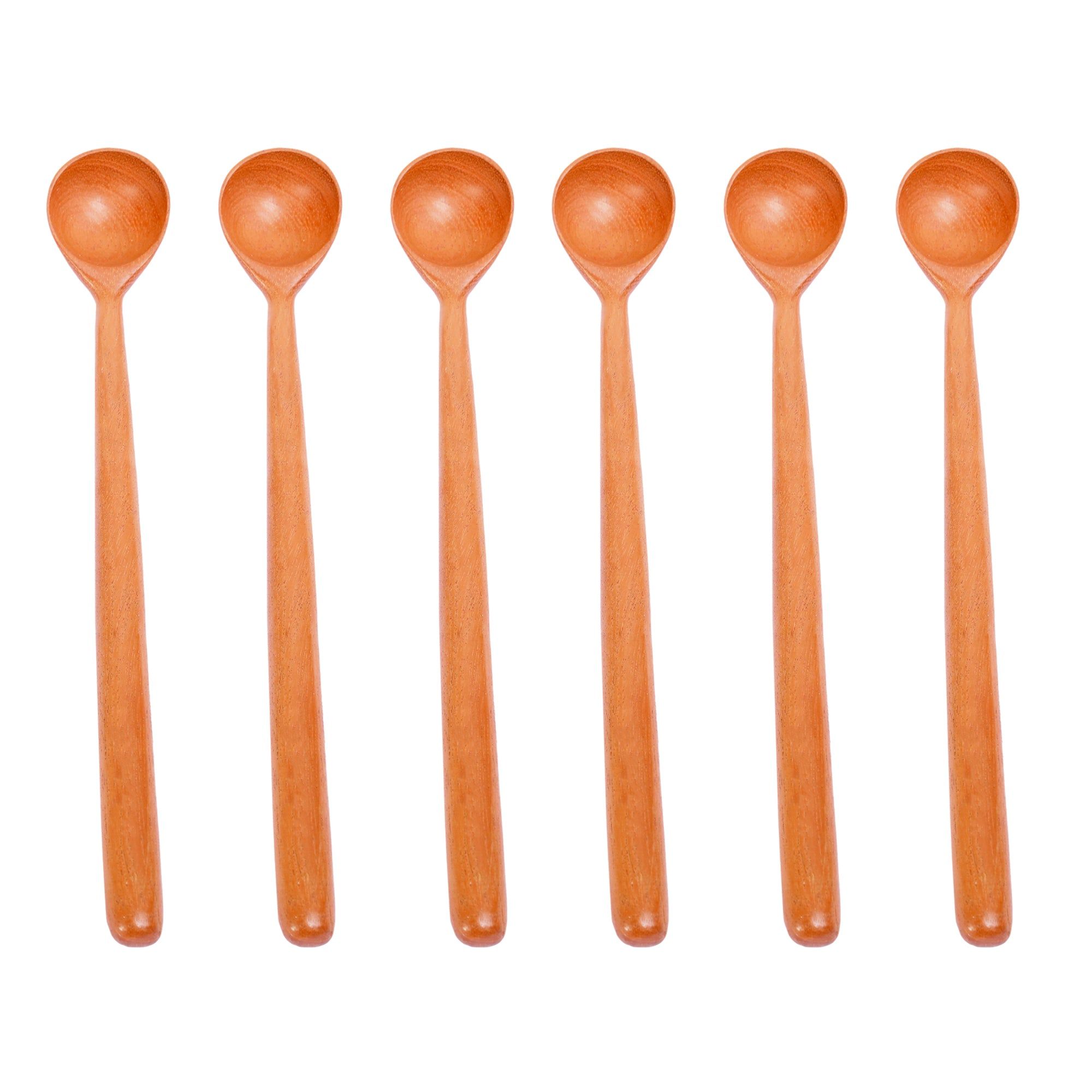 Neemwood Pickle Spoons – 6 Pcs