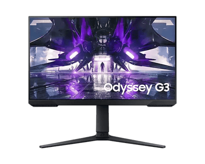 SAMSUNG ODYSSEY G3 24" INCH(1080p / 144Hz /  VA Panel / AMD FreeSync Premium) GAMING MONITOR