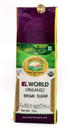 ELWORLD AGRO & ORGANIC FOOD PRODUCTS Brown Sugar 1Kg (Pack of 10) Best for Health 10Kg Sugar ELWORLD AGRO & ORGANIC FOOD PRODUCTS Brown Sugar 1Kg (Pack of 10) Best for Health 10Kg Sugar