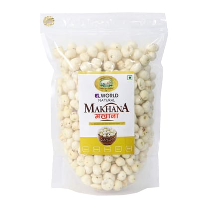 Elworld Agro & Organic Food Products Natural Makhana/Foxnut Premium (125g) Elworld Agro & Organic Food Products Natural Makhana/Foxnut Premium (125g)