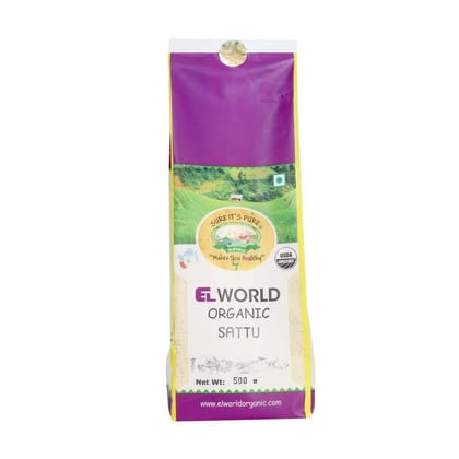 Elworld Agro & Organic Food Products Chana Sattu - 500 Gram (Pack of 5) Elworld Agro & Organic Food Products Chana Sattu - 500 Gram (Pack of 5)