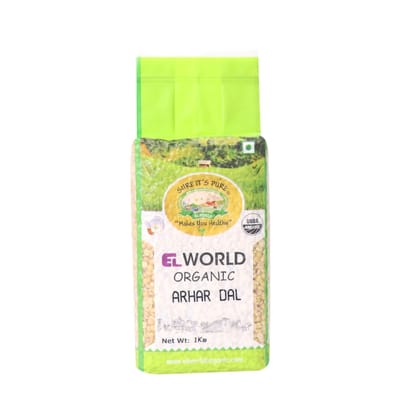 ELWORLD AGRO & ORGANIC FOOD PRODUCTS Toor Dal/Arhar Dal Unpolished Premium 5Kg (1Kg Pack of 5) ELWORLD AGRO & ORGANIC FOOD PRODUCTS Toor Dal/Arhar Dal Unpolished Premium 5Kg (1Kg Pack of 5)