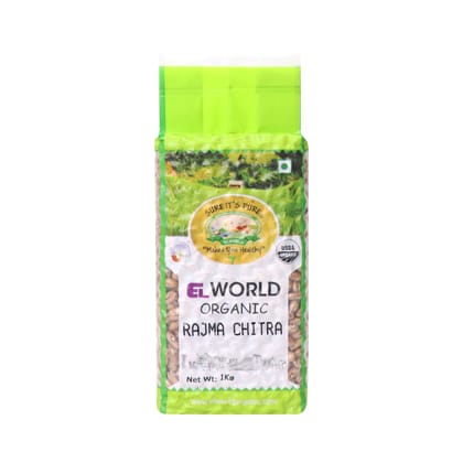 Elworld Agro & Organic Food Products White Kidney Beans Rajma Chitra 900gm (Pack of 2) Elworld Agro & Organic Food Products White Kidney Beans Rajma Chitra 900gm (Pack of 2)