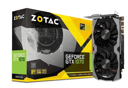 ZOTAC GeForce® GTX 1070 Mini (ZT-P10700G-10M) (Renewed)