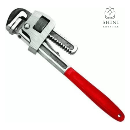 SHINI LIFESTYLE Adjustable Pipe Wrench | Ideal for plumbing | Hardened Jaws | Plumbing tool