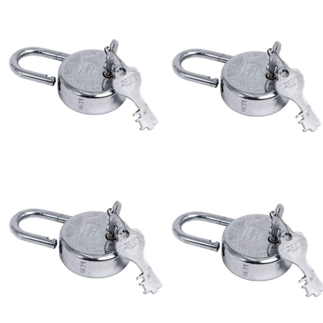 SHINI LIFESTYLE Keys Door Lock | Tala Chabhi | Key Pad Lock (dia- 55mm, 4pc)