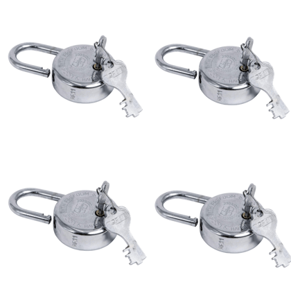 SHINI LIFESTYLE Keys Door Lock | Tala Chabhi | Key Pad Lock (dia- 75mm, 4pc)