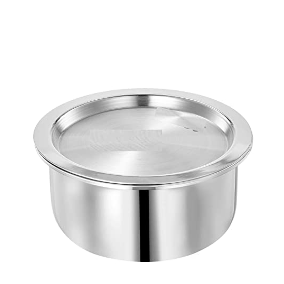 SHINI LIFETSYLE Aluminium Bhagona, Patila, Tope, Pateli, Tapeli, Cookware Tope Milk Pot 5L capacity