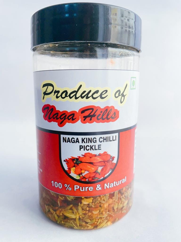 Naga King Chilli Pickle | Produce of Naga Hills - Chilli Pickle 225gm |