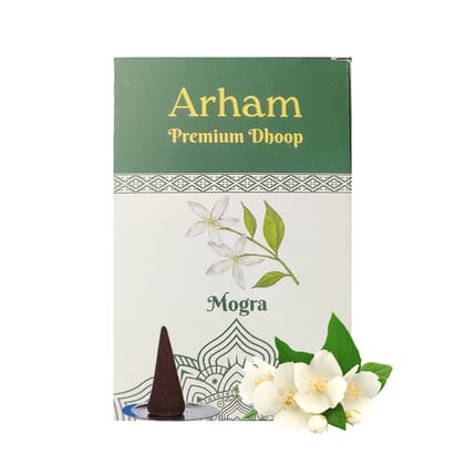 Bodysoul Premium mogra dhoop Cone 50gm |Pack of 3| Charcoal Free| 100% Organic| Mogra Incense Cones| Dhoop Cone for Puja…