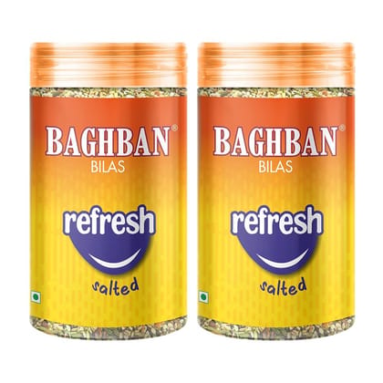 BAGHBAN BILAS Refresh Salted MUKHWAS (2 x 100 GM) BAGHBAN BILAS Refresh Salted MUKHWAS (2 x 100 GM)