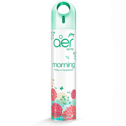 Godrej aer Spray | Room Freshener for Home & Office - Morning Misty Meadows (220 ml) | Long-Lasting Fragrance