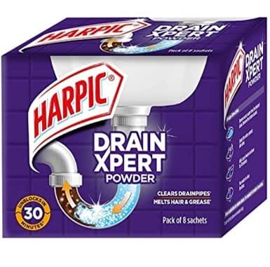 Harpic Drain Xpert Drain Cleaning Powder (50g) PACK 14