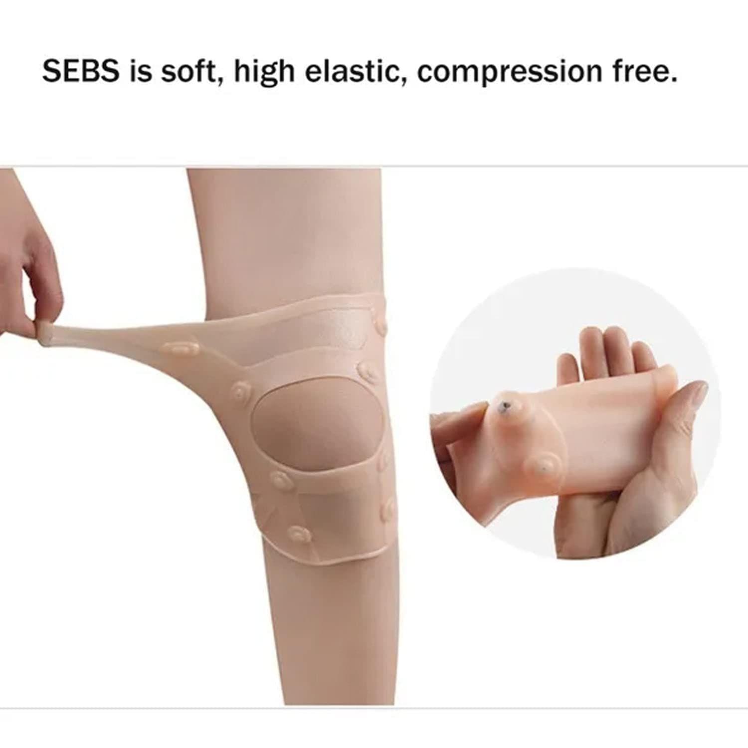 Ali Shipping Silicone Ultra Thin Waterproof Knee Pad,1 pc of magnetic knee pad