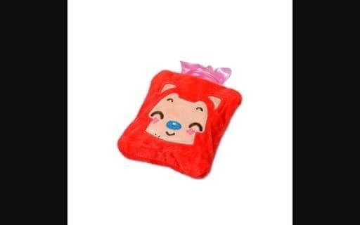 Ali Shipping Pink small Hot Water Bag with Cover for Pain Relief, Neck, Shoulder Pain and Hand, Feet Warmer, Menstrual Cramps.