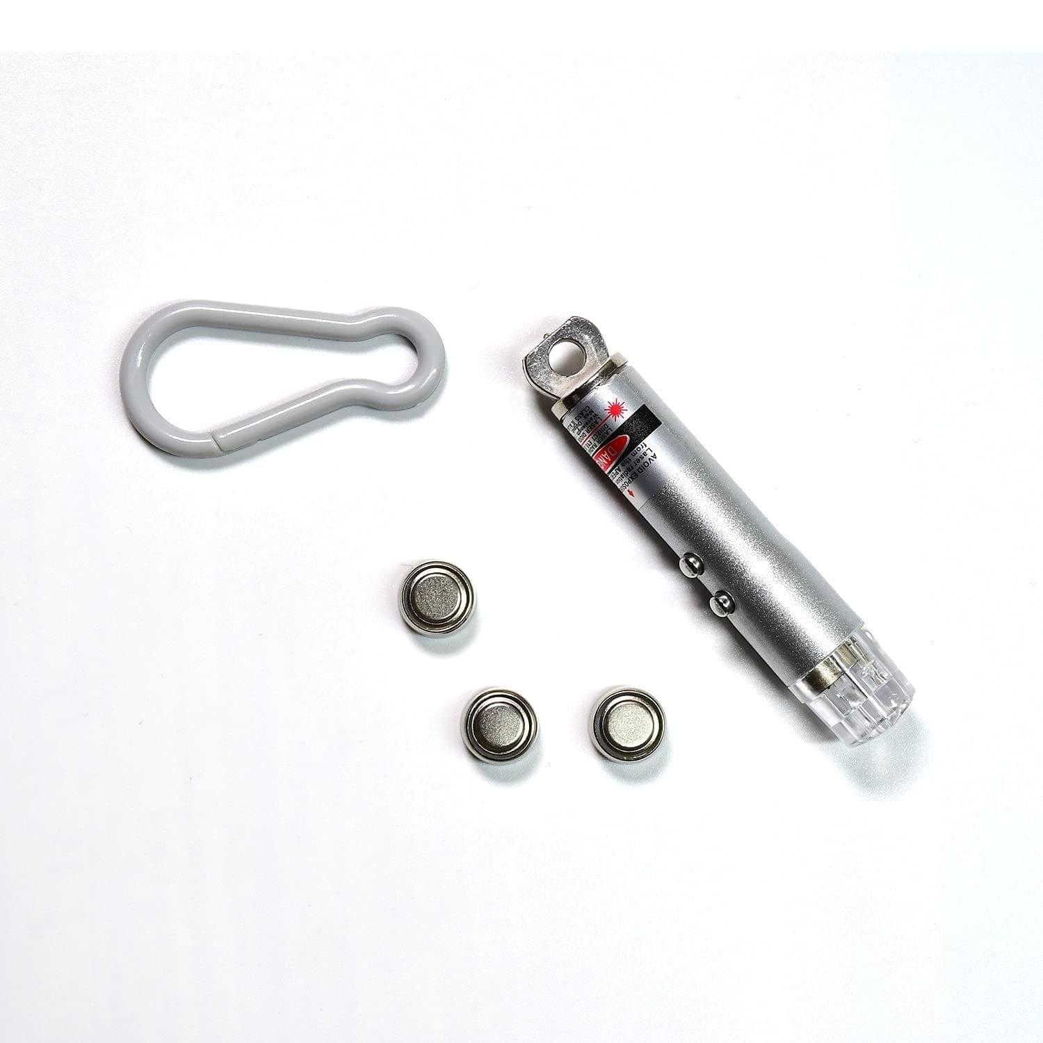 Ali Shipping 3 in1 Laser Light, LED Flashlight + Torch Keychain + Laser Pointer