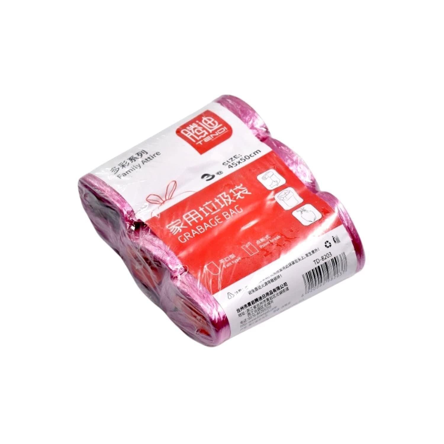 Store4hope Garbage Bags/Dustbin Bags/Trash Bags Pack of 3Rolls 45x50cm