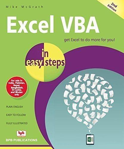 Excel VBA in Easy Steps [Paperback] Mike Mcgrath