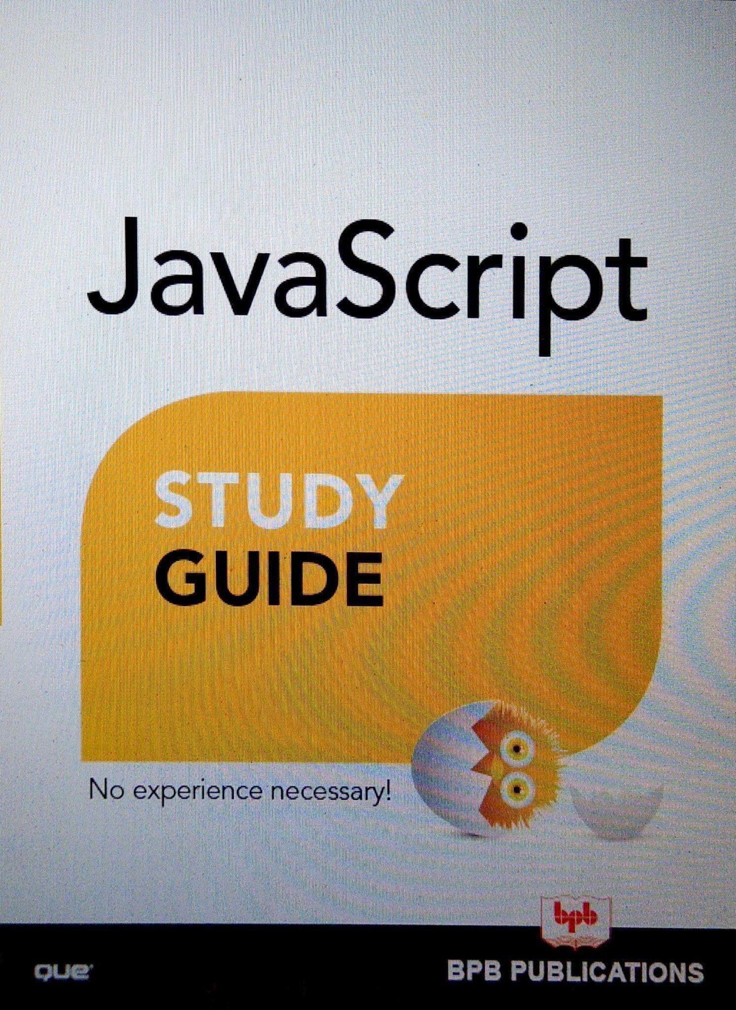 JavaScript Study Guide [Paperback] Kirupa Chinnatharmbi
