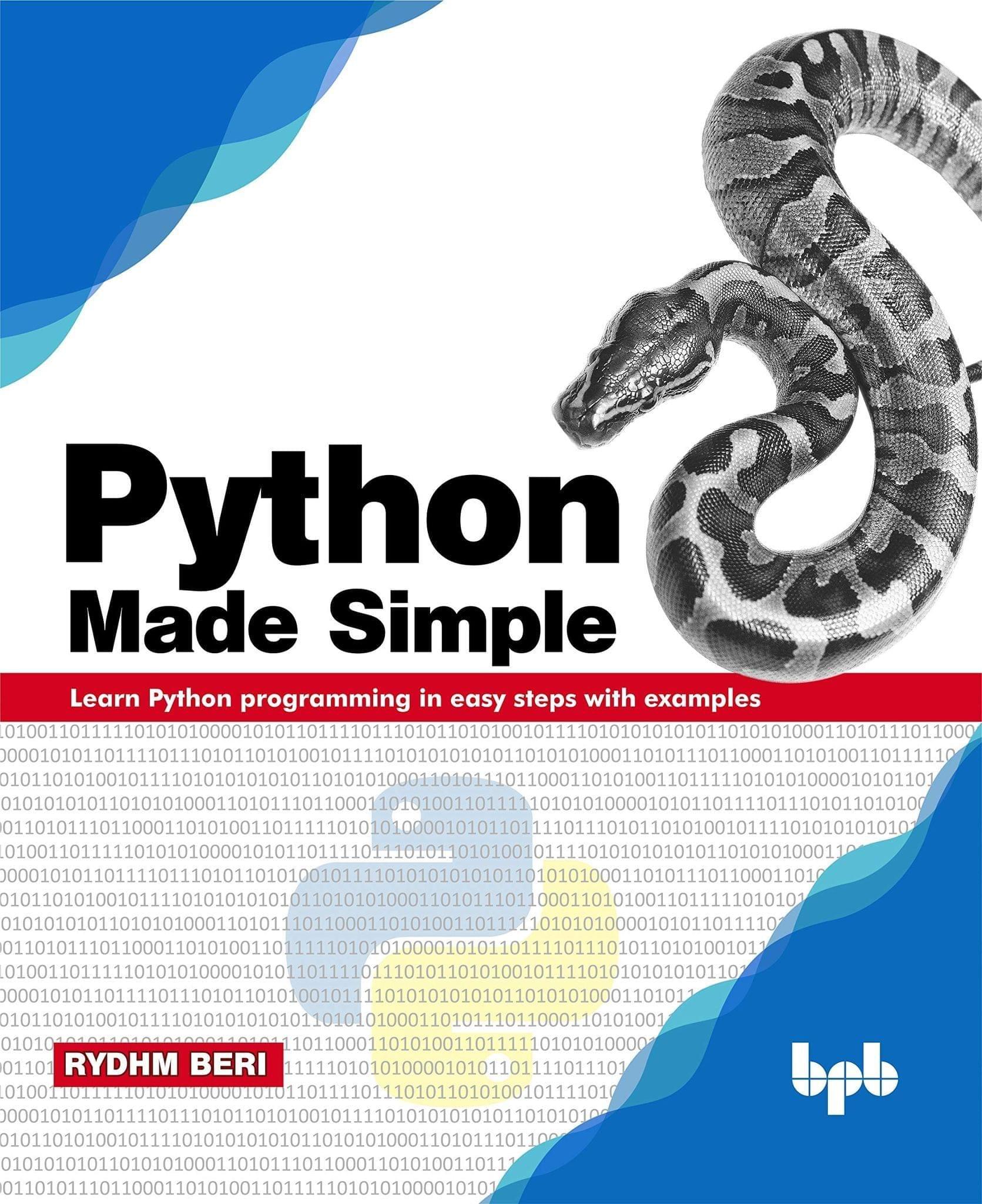 Python Made Simple [Paperback] Rydhm Beri