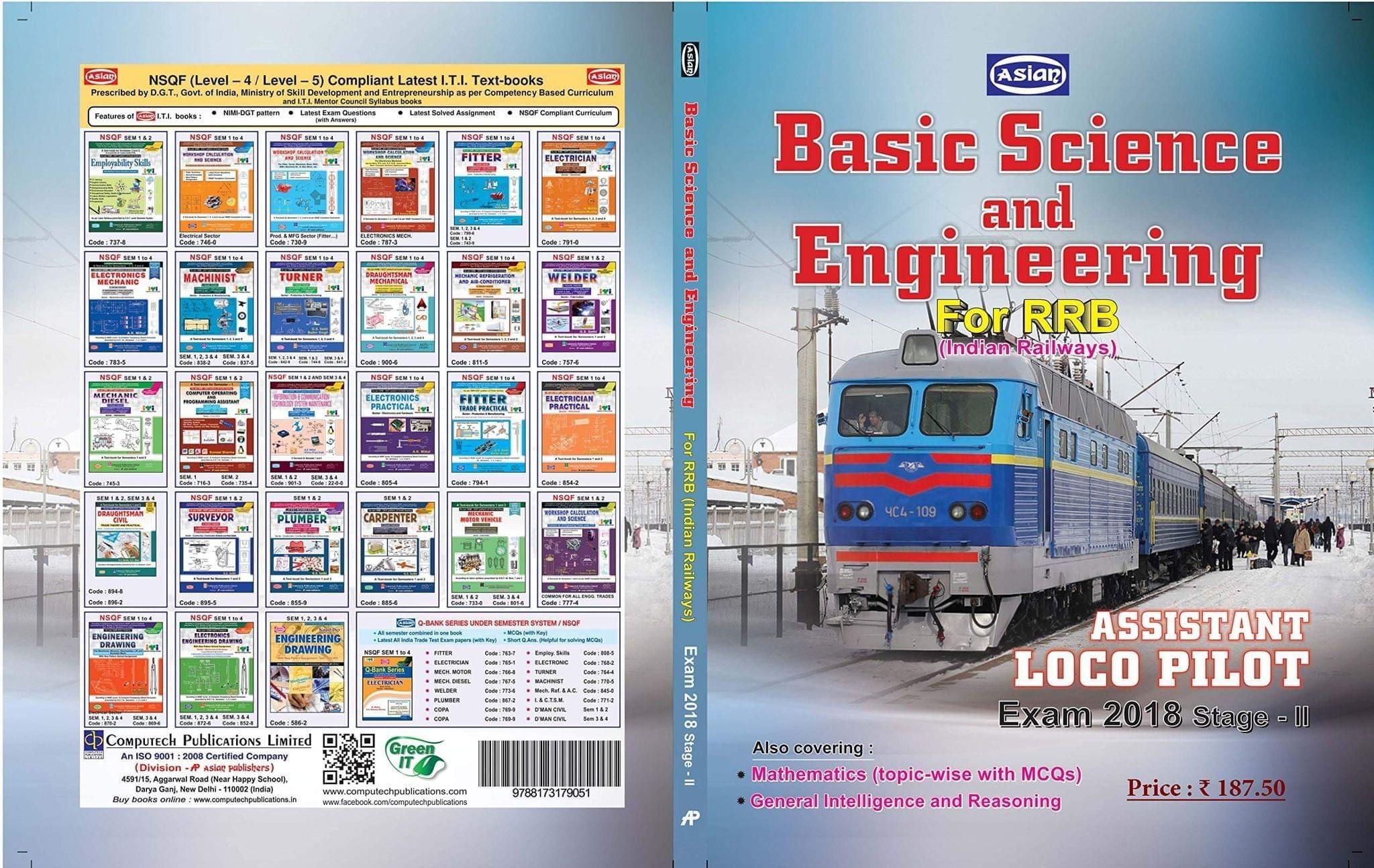 BASIC SC. ENGG. (WITH MATH & INTELL. RSNG.) FOR RRB-ALP [Paperback] Asian Editorial Team