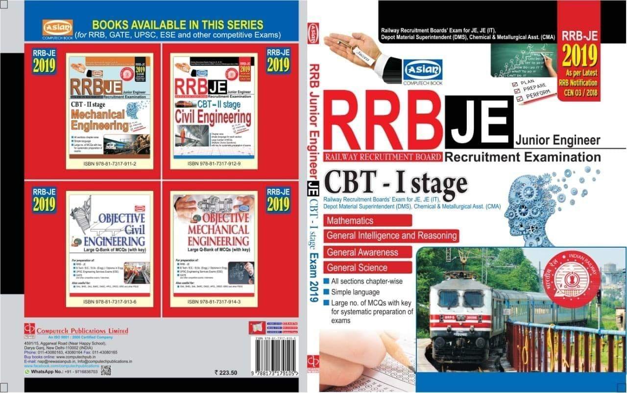 RRB - JE CBT-I STAGE [Paperback] Asian Editorial Team