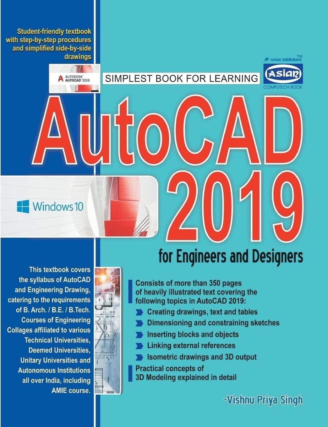 AUTOCAD 2019 [Paperback] Vishnu Priya Singh