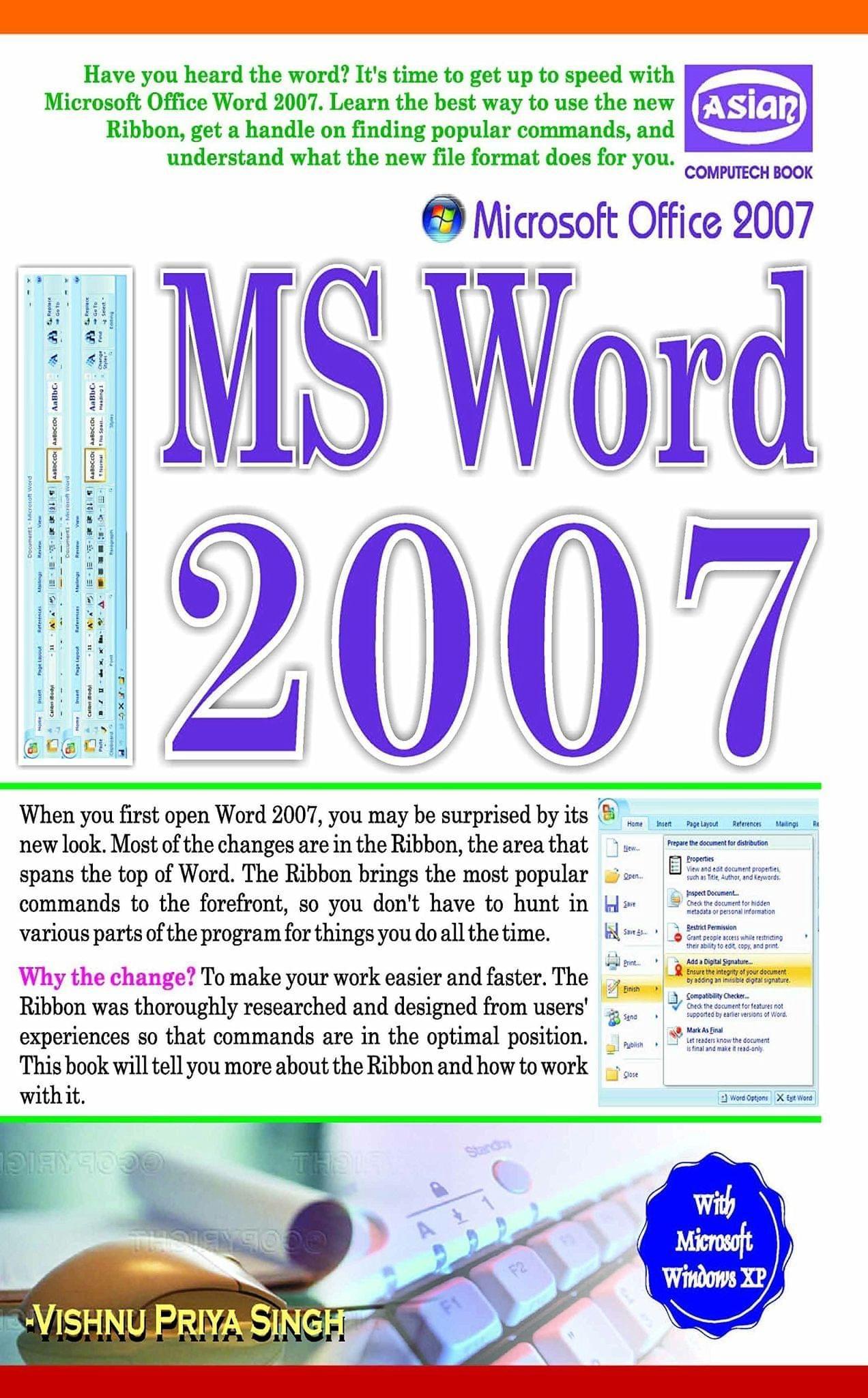 MS WORD 2 0 0 7 [Paperback] Vishnu Priya Singh