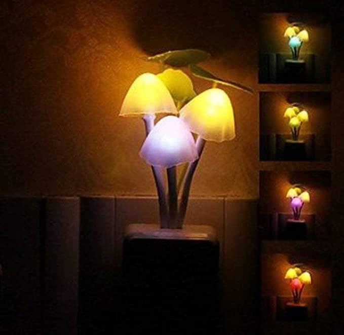Store 4 Hope Color Changing LED Mushroom Night Light (White), Pack of 1