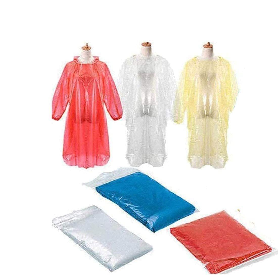 Store 4 Hope Rain Poncho (Multicolor, Free Size) - Pack of 6 Multicolour