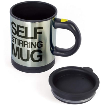 Store 4 Hope Self Stirring Coffee Mug Cup - Funny Electric Stainless Steel Automatic Self Mixing & Spinning Home Office Travel Mixer Cup Best Cute Christmas Birthday Gift Idea for Men Women