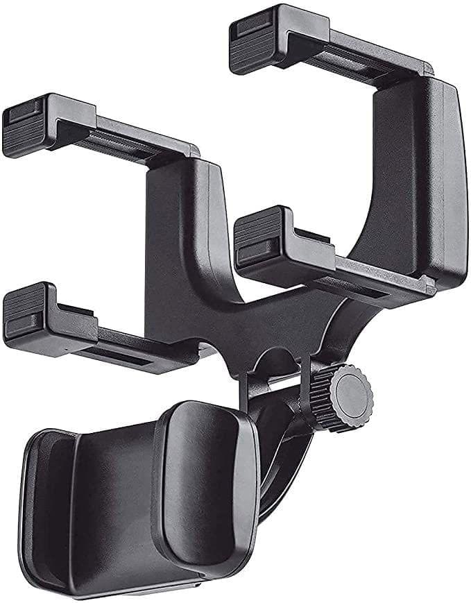 Store 4 Hope e Car Rearview Mirror Holder Phone Bracket Car Phone Holder 360 Rotation for Universal Cell Phone Holder Stand Base Vehicle Rear View Mirror Phone Holder Mount Universal Smartphone