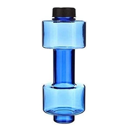 Store4Hope 2.2 L / 75 Oz Dumbbell Shape Water Bottle, PETG Eco-Friendly Sports Fitness Exercise Water Jug for Gym, Yoga, Running, Outdoors, Cycling, and Camping