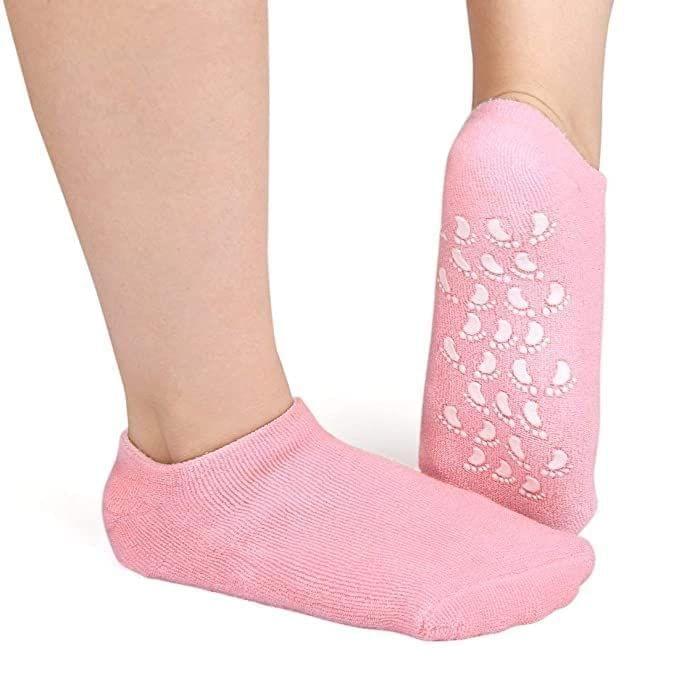 Store4Hope Spa Moisturizing Gel Socks For Dry Feet And Ankles - Helps Repair Cracked Skincare Gel Therapy And Softens Feet (1 Pair)