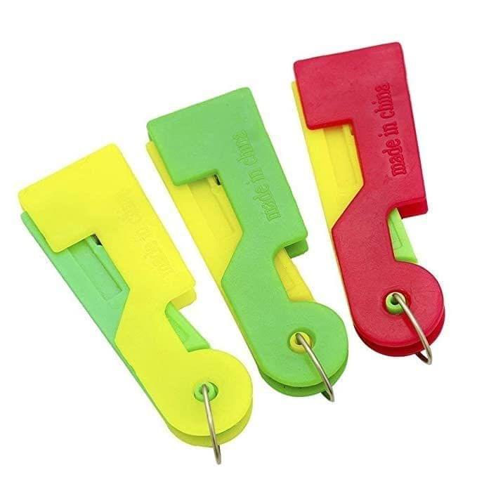 Store4Hope Pack 5 Pieces Automatic Needle Threader Thread Guide Elderly Use Needle Device, Multicolor.