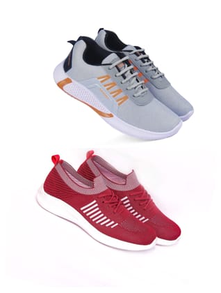 Ontour Relaxed Graceful Sports Shoes For Men Boys Pack OF 2 Ontour Relaxed Graceful Sports Shoes For Men Boys Pack OF 2