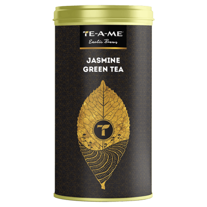 TE-A-ME Jasmine Green Tea Tin, 50 Gms