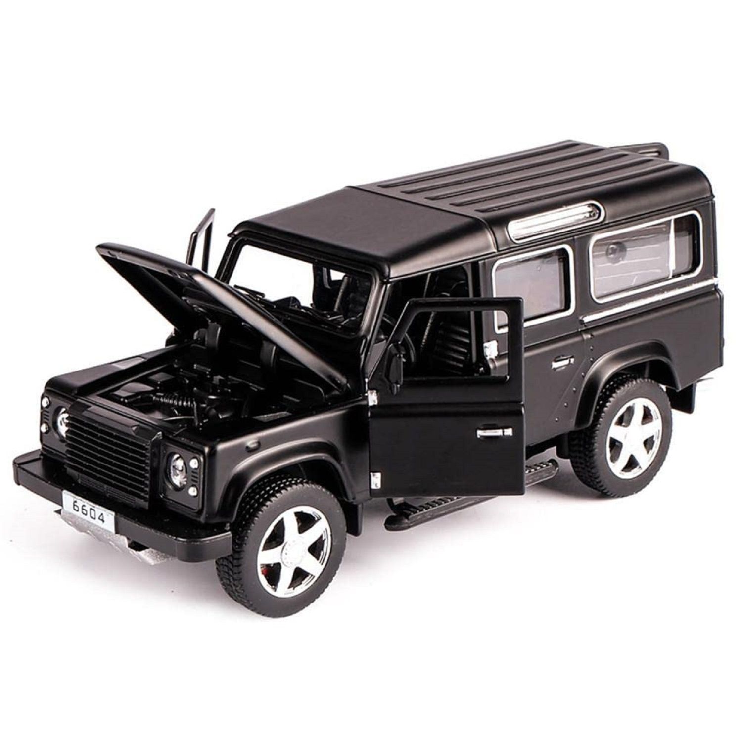 KTRS ENTERPRISE 1:32 Diecast Metal Pullback Toy car with Openable Doors & Light, Music Boys car for Kids Best Toys Gifts Toys for Kids 3 Years Boys Girls. (Land Rover Defender)