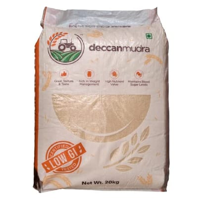 Deccan Mudra Low GI (Glycemic Index) | Diabetic Single Polish White Rice | Telangana Sona Rice | Low Fat | High Protein | High Fibre - 20 kg (Pack of 1) Deccan Mudra Low GI (Glycemic Index) | Diabetic Single Polish White Rice | Telangana Sona Rice | Low Fat | High Protein | High Fibre - 20 kg (Pack of 1)