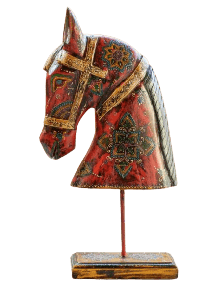 Hand Painted Wooden Horse